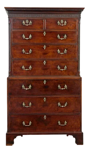Antique Georgian Mahogany Secretaire, 1800