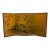 Vintage Japanese Hand‑Painted Landscape Byōbu Screen, Signed For Sale