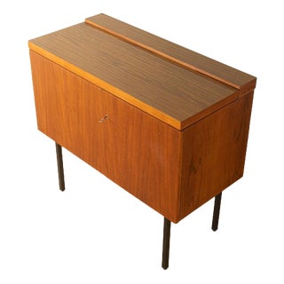 Vintage Walnut Home Bar, Germany For Sale