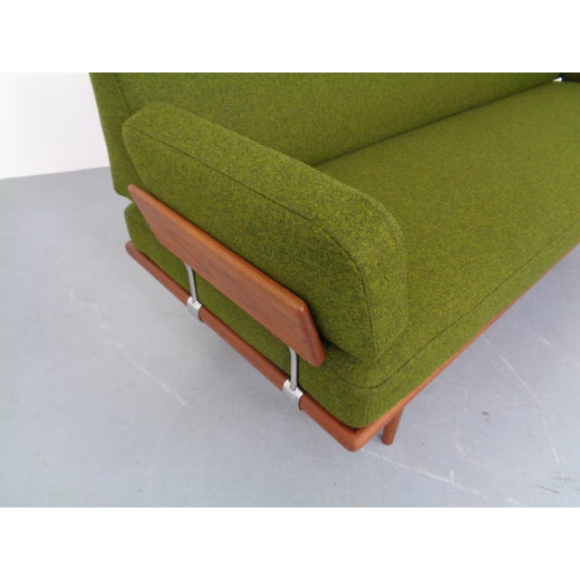 Minerva Teak & Kvadrat Hallingdal Daybed / Sofa by Peter Hvidt & Orla Mølgaard Nielsen for France & Son, Denmark, 1950s For Sale - Image 13 of 18