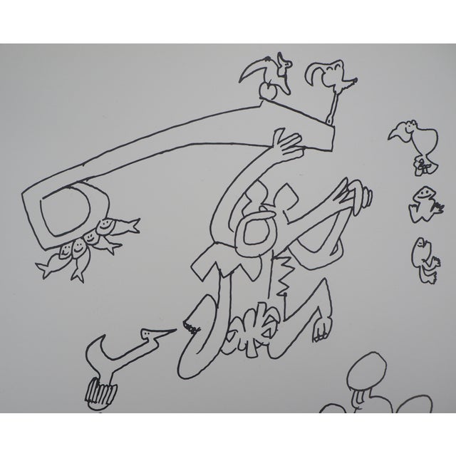 Roberto MATTA (1911-2002) Cheerful characters Original lithograph On thick paper 31 x 24 cm Not signed Edition San Lazaro,...