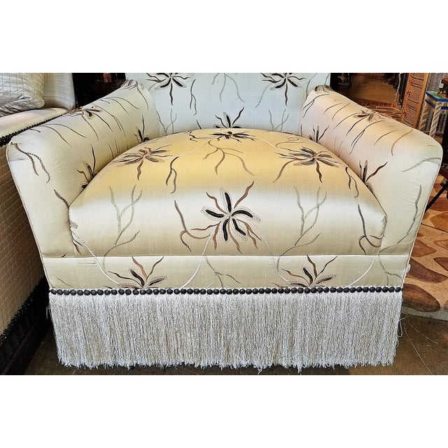 1990s 1990s Set of 2 Marge Carson Armchairs For Sale - Image 5 of 14