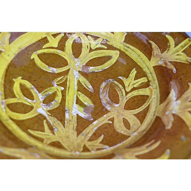 Vintage Handmade Clay Bowl or Plate, 1930s For Sale - Image 13 of 17