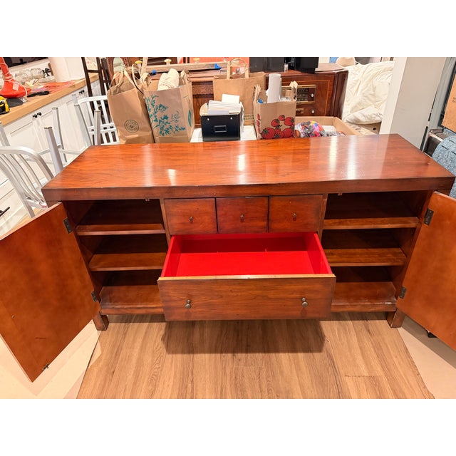 2000 - 2009 Mitchell Gold + Bob Williams Sideboard / Credenza – 60" – Solid Wood For Sale - Image 5 of 8