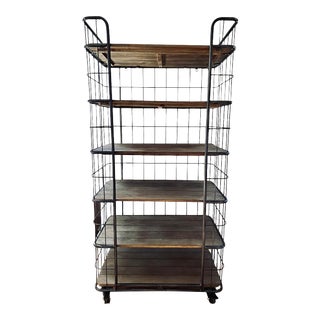 Restoration Hardware Circa 1900 Baker’s Rack 37 X 75 For Sale