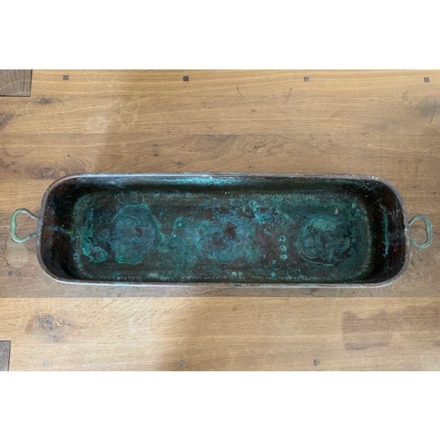 Vintage Indoor / Outdoor Copper Planter For Sale - Image 9 of 12