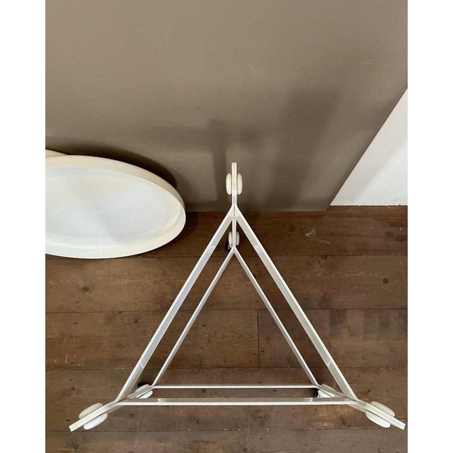 White White Trolley by Luigi Massoni for Guzzini For Sale - Image 8 of 9