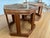 Mid-Century Modern Pair of Mid-Century Modern John Keal Brown Saltman “Domino” Hexagonal Side Tables For Sale - Image 3 of 9