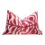 Contemporary Handmade Velvet Tiger Print Throw Pillow & Down Feather Insert For Sale
