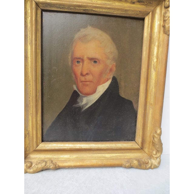 Fine Art Gentlemans Portrait 19th Century For Sale - Image 9 of 9