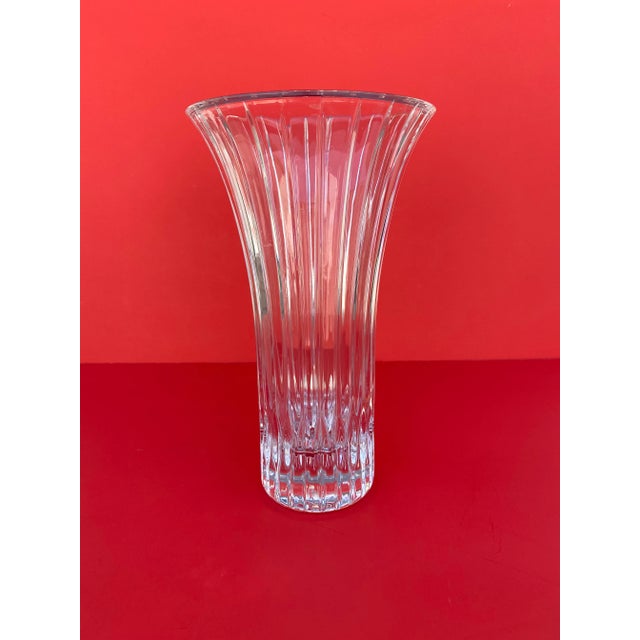 Crystal French Vintage Vase. For Sale - Image 4 of 12