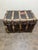Theatrical Utica Trunk Authentic Late 19th-Century Dome-Top Steamer Trunk Camel back Trunk • Style: The barrel-curved lid...
