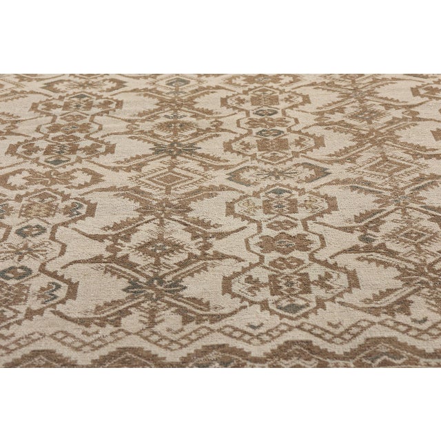 Early 20th Century Antique Persian Malayer Rug, 10'09 X 12'02 For Sale - Image 5 of 10