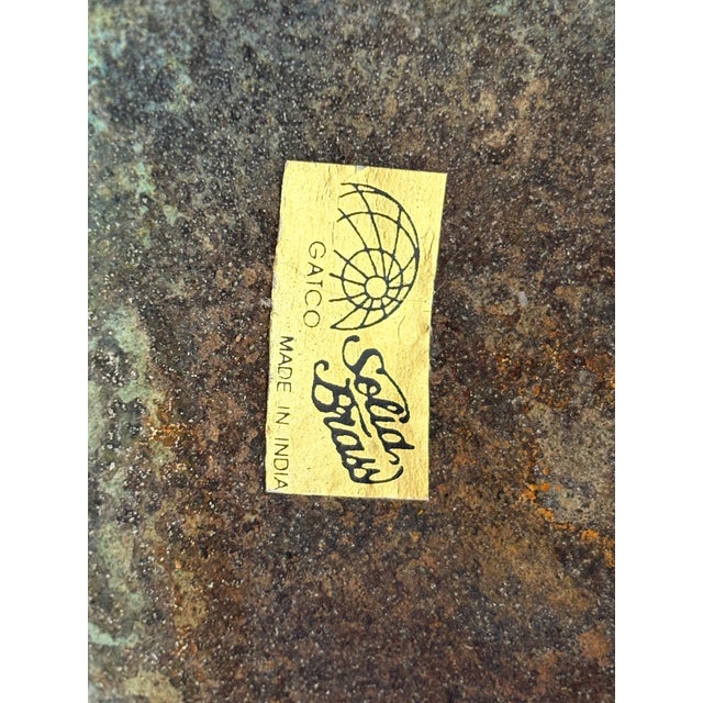 1970s 1970s Double Arm Brass Wall Sconces W/Hurricane Glass - A Pair For Sale - Image 5 of 6