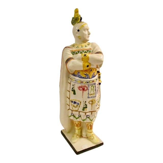Italian Ceramic Figure of Caruso Early 20th For Sale