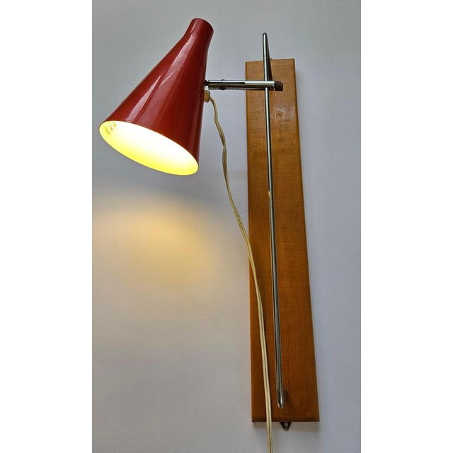 Mid-Century Wall Lamp in style of Stilnovo from Lidokov, 1960s For Sale - Image 10 of 16