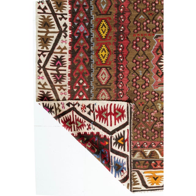 District Loom Vintage Kilim Gallery Rug | Paloma For Sale - Image 6 of 15
