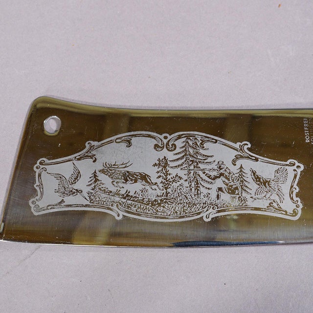 Vintage Six Pieces Deer Horn Carving Set Solingen, Germany 1960s Chairish