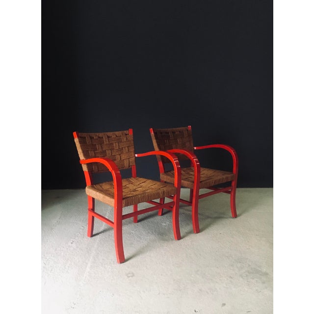 1950s Mediterranean Armchairs, France, 1950s, Set of 2 For Sale - Image 5 of 18