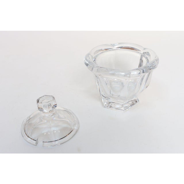 1980s Vintage Baccarat Harcourt Missouri Crystal Lidded Sugar Bowl For Sale - Image 5 of 13
