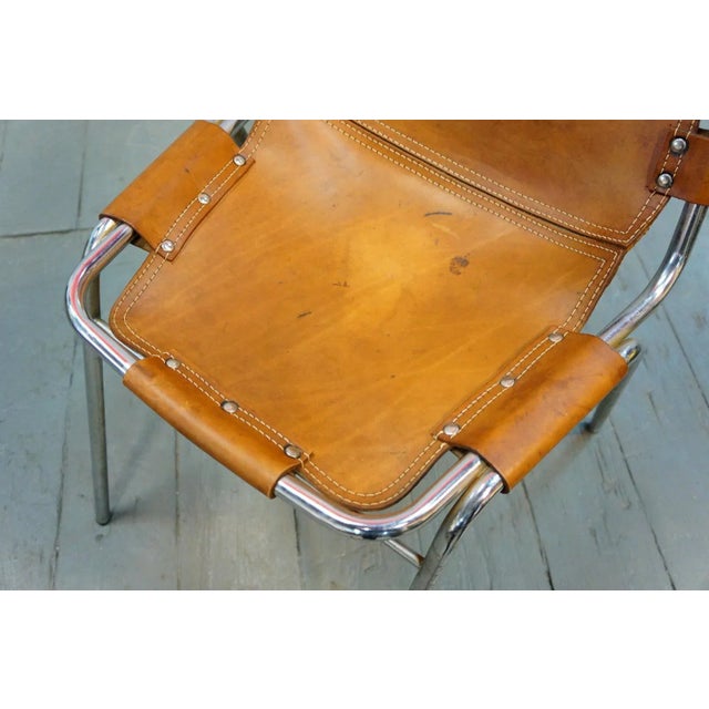 Charlotte Perriand Mid-Century Les Arc Chair by Charlotte Perriand, 1968 For Sale - Image 4 of 14