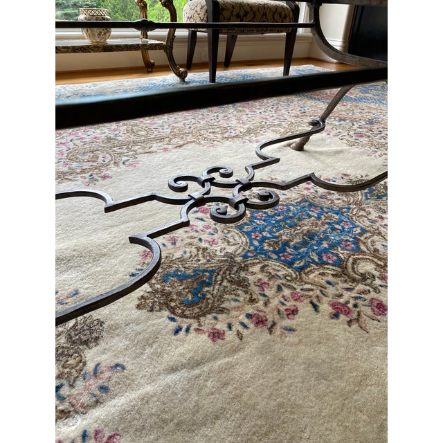 Contemporary Table With Beveled Glass For Sale - Image 14 of 16