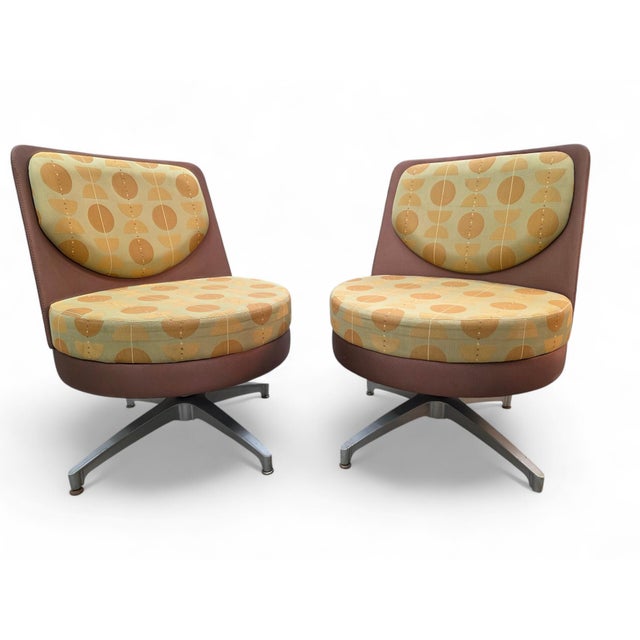Late 20th Century Vintage Postmodern Swivel Chairs by Steelcase - 6 For Sale - Image 5 of 10