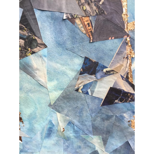 Paper "Jazzy" Original Abstract Collage For Sale - Image 7 of 12