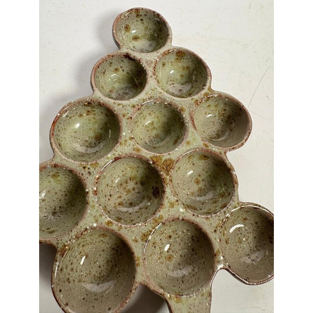 Ceramic Snail or Egg Holders, France, 1980, Set of 2 For Sale - Image 7 of 10
