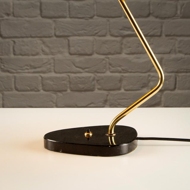 Bauhaus Desk Lamp from PGH Elektro, 1950s For Sale - Image 3 of 13