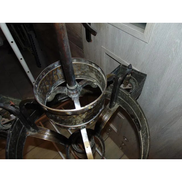 Gas Pendant Lamp in Brass For Sale - Image 4 of 12