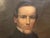 Oil painting on canvas of a well dressed gentleman. This 19th century painting comes in a wood oval frame with a gold...