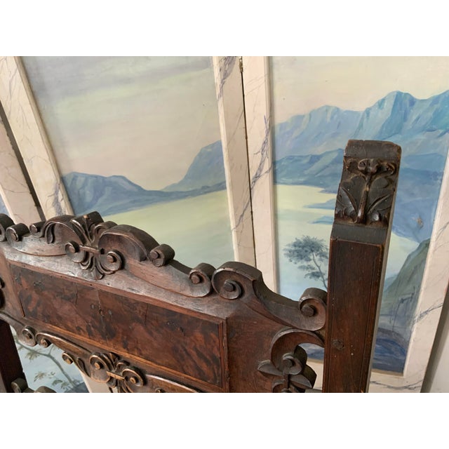 Brown Antique Italian Renaissance Walnut Armchair, Circa 1600 For Sale - Image 8 of 12