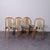Vintage Wooden and Fabric Chairs, 1970s, Set of 4 For Sale - Image 17 of 17
