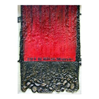 Dean Meeker Untitled Horses Canvas2 Hand Signed Mixed Media Make an Offer For Sale