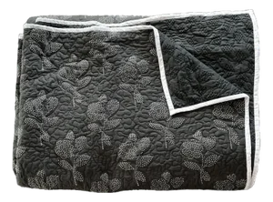 Midnight Bloom King Quilt