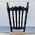 Antique Black-Painted New England Banister-Back Side Chair, Circa 1750s A charming 18th-century New England banister-back...