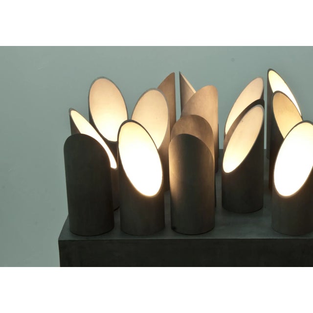 Aluminium Light Sculpture from Dornentisch For Sale - Image 9 of 14