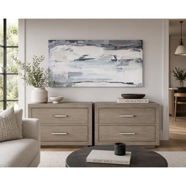 Restoration Hardware Restoration Hardware General Public Synograph “Spring and the Wind” by Kristin Brin, 72” X 36” For Sale - Image 4 of 11