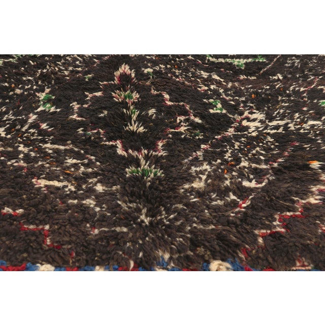 Late 20th Century Vintage Beni MGuild Moroccan Rug, 05'11 X 09'05 For Sale - Image 5 of 10