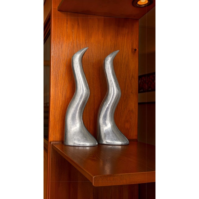 Ikea Anatomi Sculptural Candlesticks by Anna Efverlund for Ikea, 1992, Set of 2 For Sale - Image 4 of 6