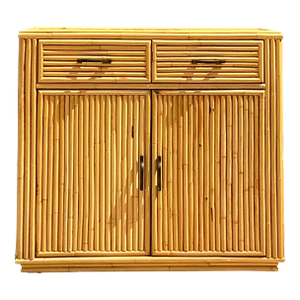 Vintage Stacked Bamboo Sideboard