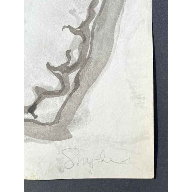 Modern Richard Snyder Modern Brain Watercolor For Sale - Image 3 of 4