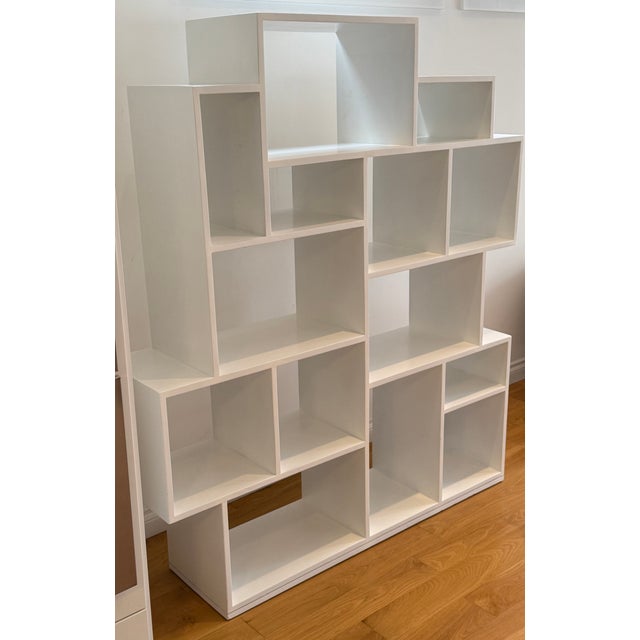 Mid Century Modern - Inspired bookshelf 59W x 68H x 14D Very good condition From H D Buttercup There are no markings