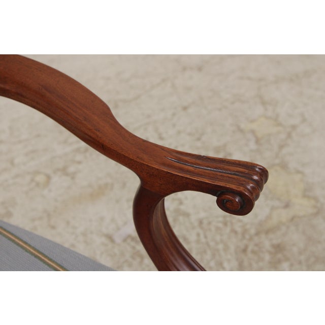 Set of 8 Baker Mahogany Dining Chairs For Sale - Image 11 of 18