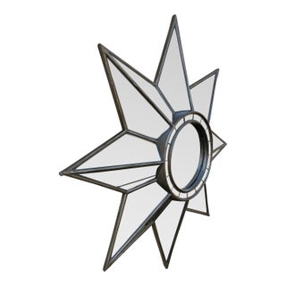 Beveled Star MIrror Eight Point Architectural Star Vintage Pier One For Sale