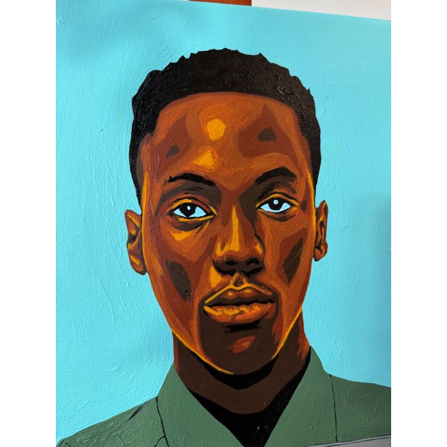 Figurative The Silent Guard, 2, Acrylic Painting on Canvas, 2026 For Sale - Image 3 of 9