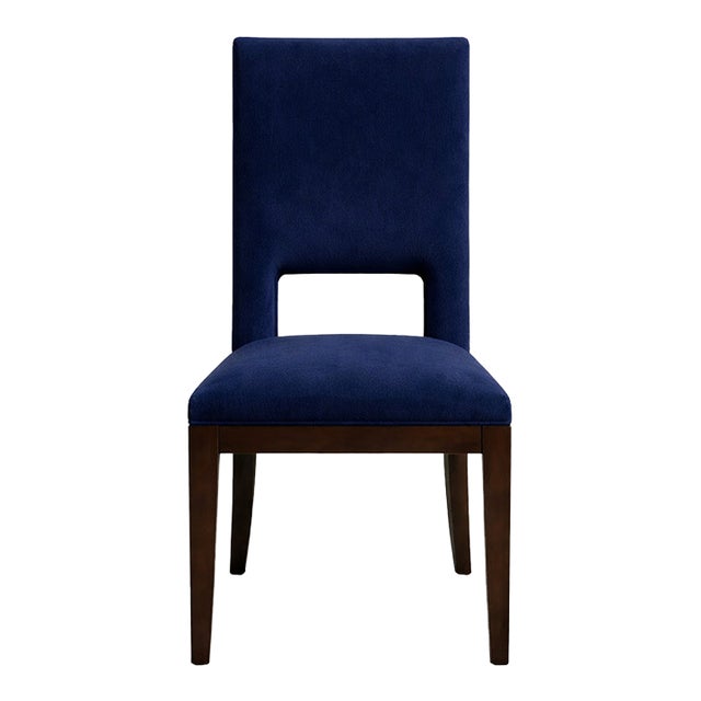 Milan Velvet Dining Side Chairs For Sale