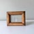 Vintage bamboo reed picture frame with glass cover. The frame fits a 6" x 4" photo and sits vertically or horizontally.