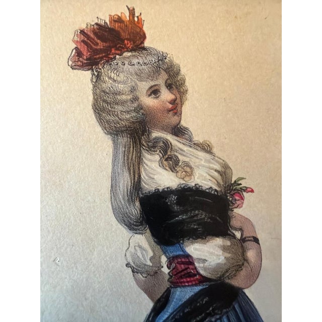 Achille Devéria, French Court Costume, 1847, Lithograph For Sale - Image 4 of 9